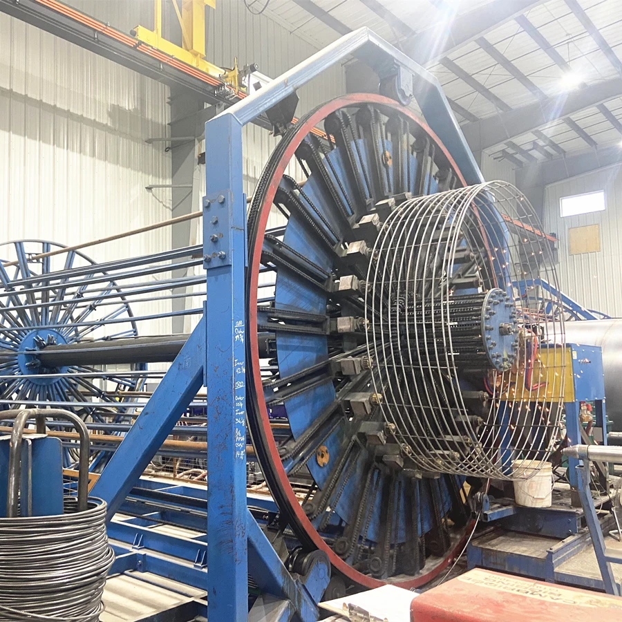 Precast RCP Reinforced Concrete Pipe Steel Cage Welding Equipment