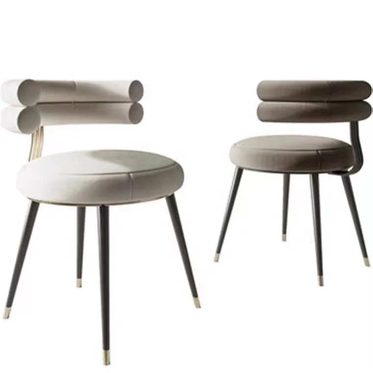 Factory Wholesale chair design for restaurant modern living room dining leather chairs for events