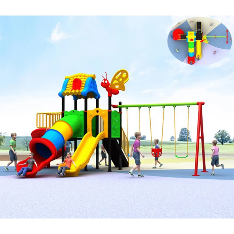 Kids Fun Toys Park Plastic Entertainment Outdoor Amusement slide Children Playground Slides