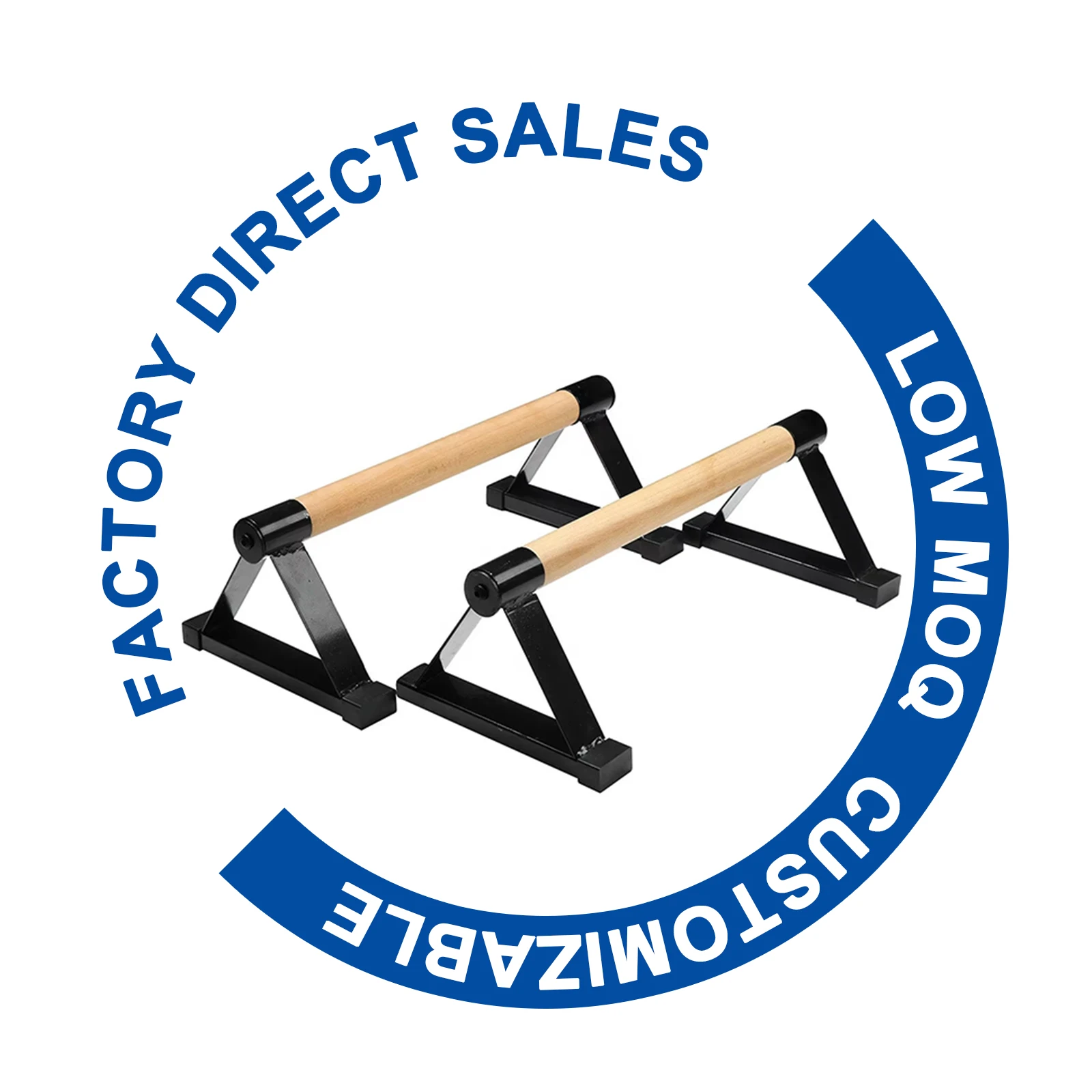 Hot Selling Multi Function Outdoor Indoor Gymnastics Equipment Gym Machine pull up Parallette Bars Wooden Parallel Bars and