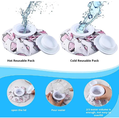 Best selling 2024 Customized Reusable Ice Cold Pack Hot Water or Medical Gel Cube Bag Muscle Swelling Small Cooler