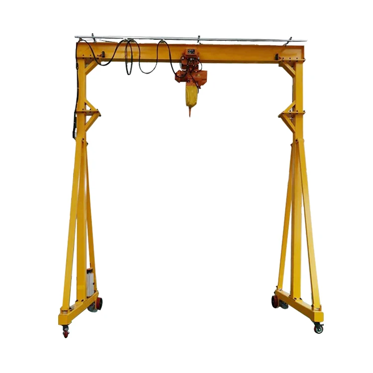1 2 3 5 ton portable mobile aluminium portable mini gantry crane
