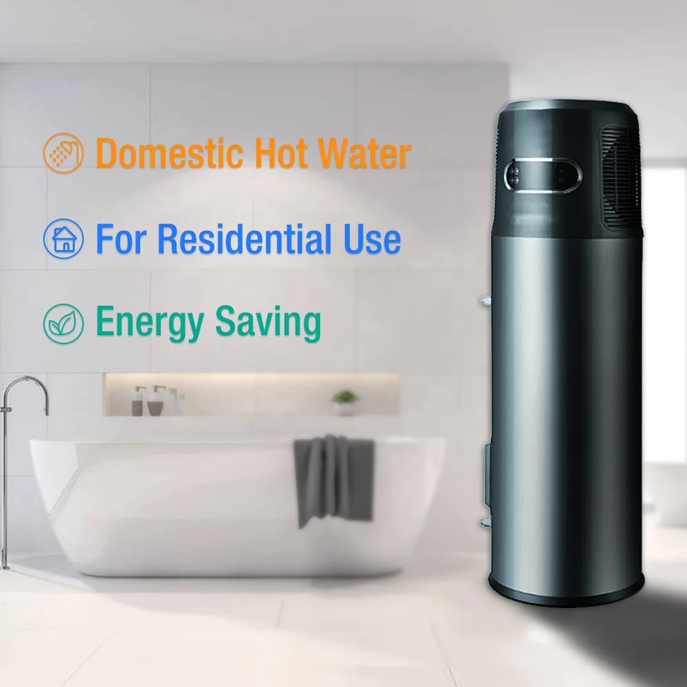 Gree Heat Pump All on One Glass Smart Water Heater Cooling Heating Air Source Heating Swimming Pool Space