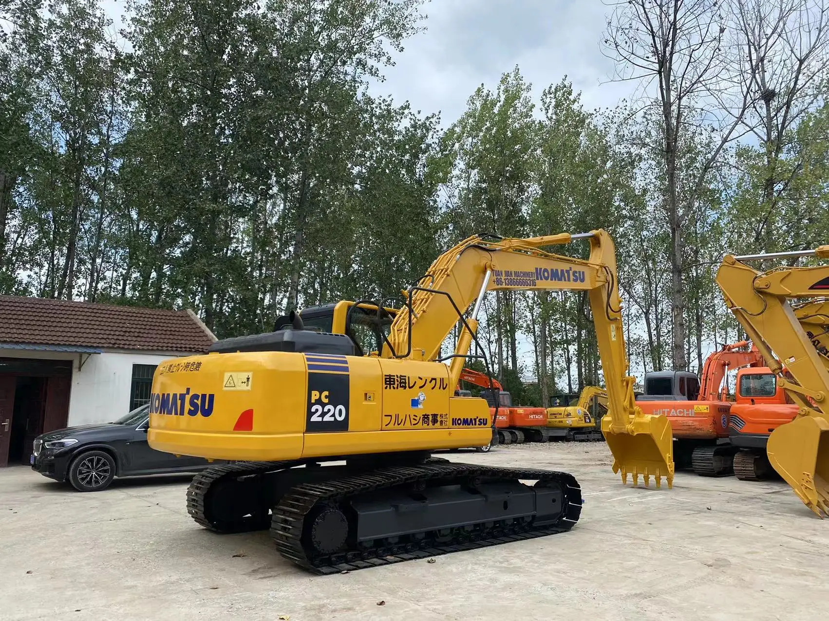 Вторая рука komatsu pc220-8 горячая Распродажа 22-тонный японский экскаватор pc220 pc220-8n1 pc220-7 pc220-6 оригинальная копальная машина