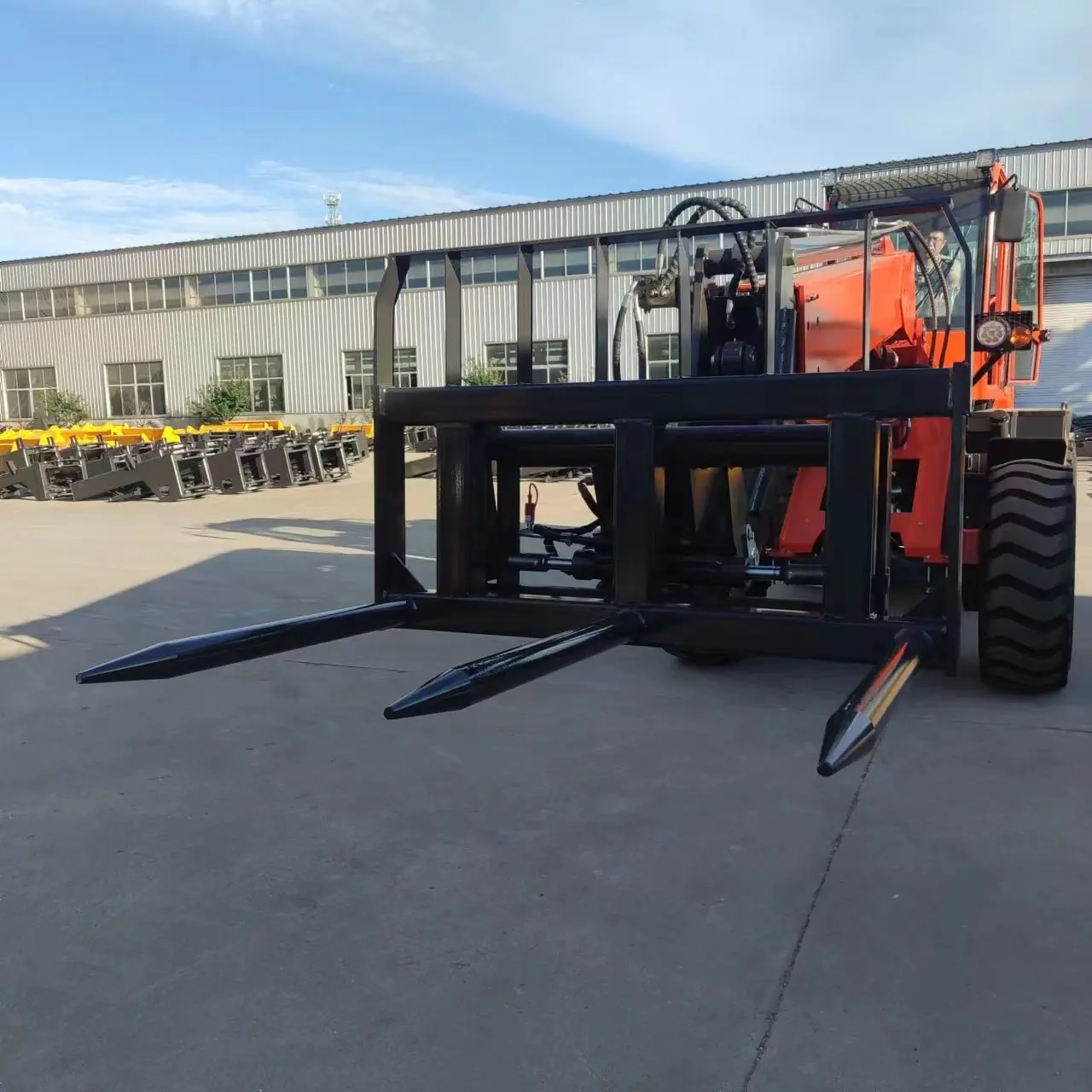 shandong  Telescopic wheel Loader TL3000/TL3500 2.5 Tons 7M Telehandler  With Accessories four wheel loader