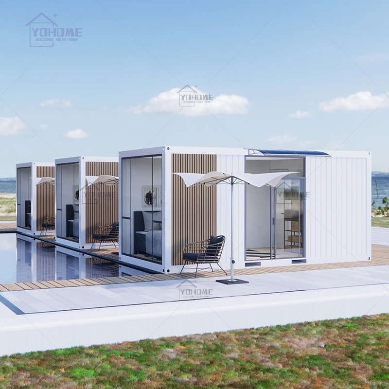 Puerto rico luxury 3 bedroom resort hotel prefab office home diy tiny house loft kit flat pack prefab container house for sale