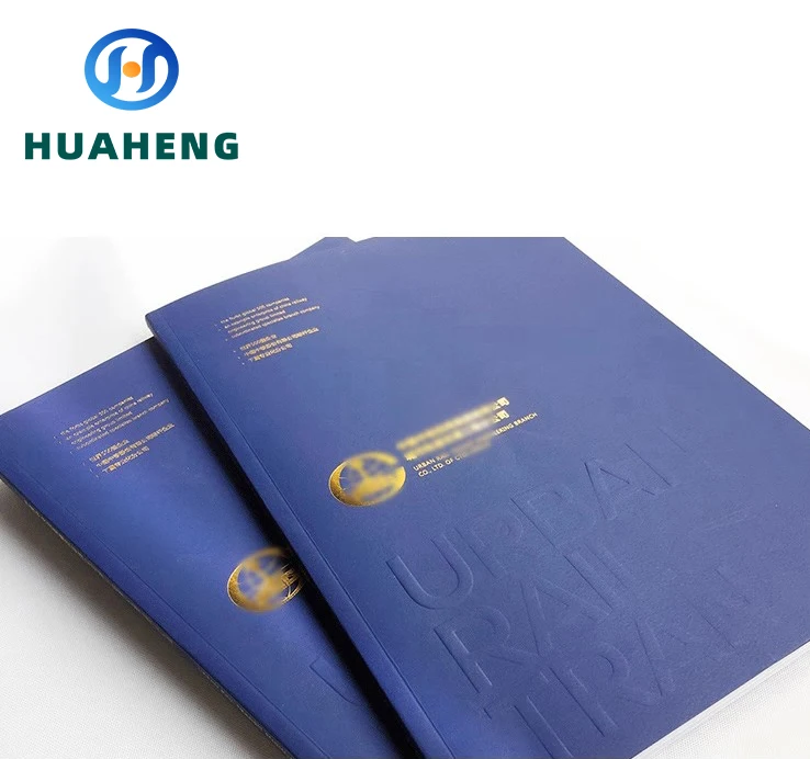 Custom low-priced black Offset printing booklets, Perfect Binding Sewing Binding hardcover books in spanish