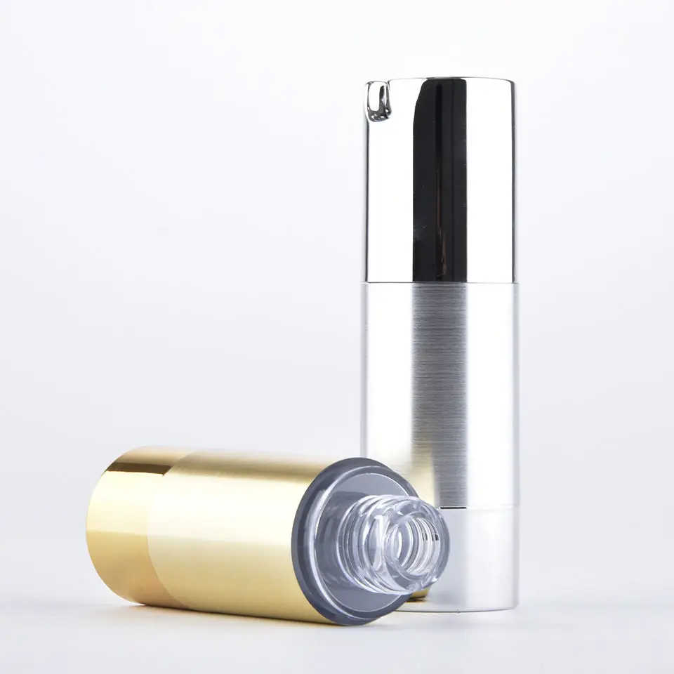 Hot Sell Manufacturers Supply  50 ml Plastic Airless Pump Bottle Serum Luxury Lotion Pump Bottle Dispenser Vacuum Airless Bottle