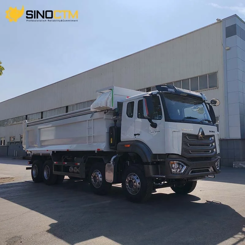 Sinotruk 8X4 12 Wheeler Dump Trucks Howo Nx 380HP 400HP 40 Ton Construction Tipper Truck for sales