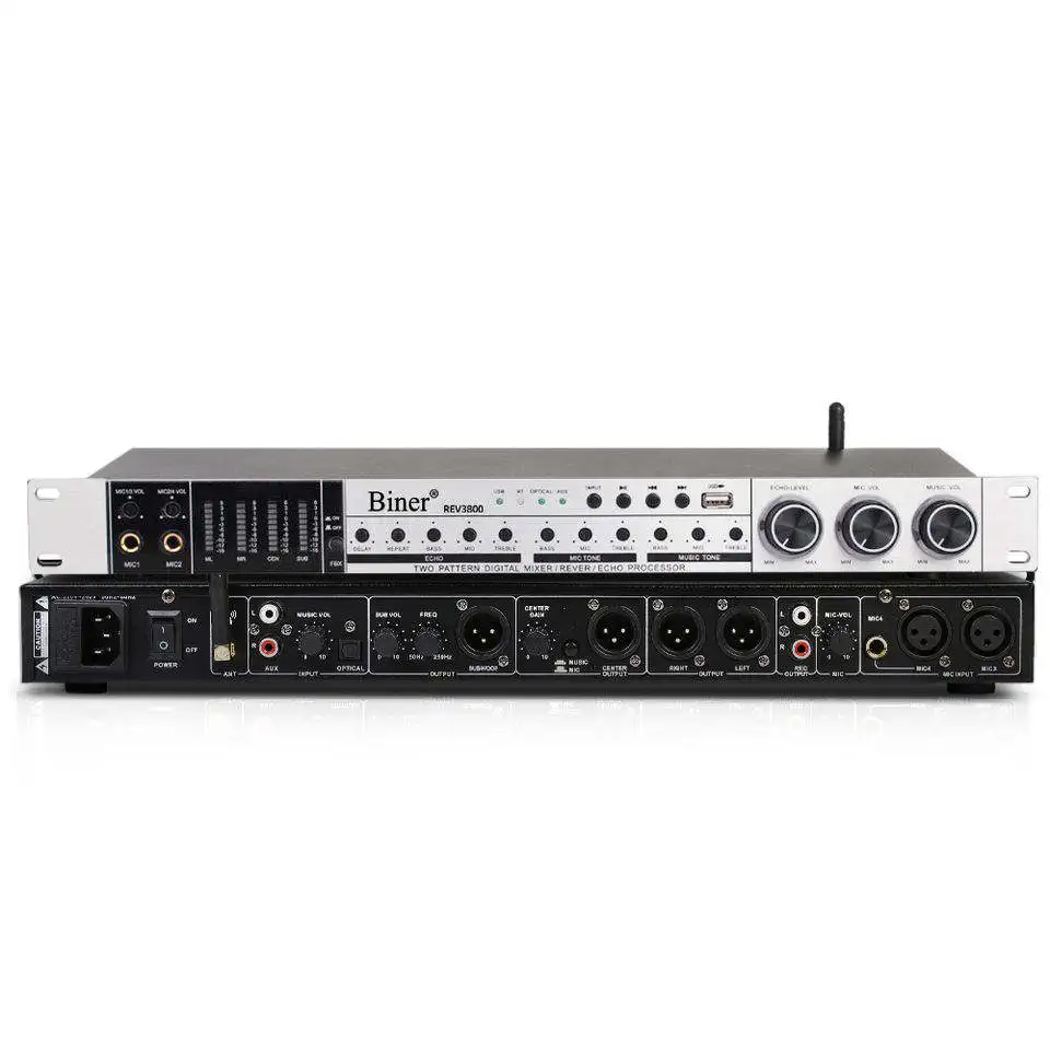 OEM REV3900 профессиональное предусилитель звукового оборудования с защитой от Рева для сцены караоке семейной вечеринки