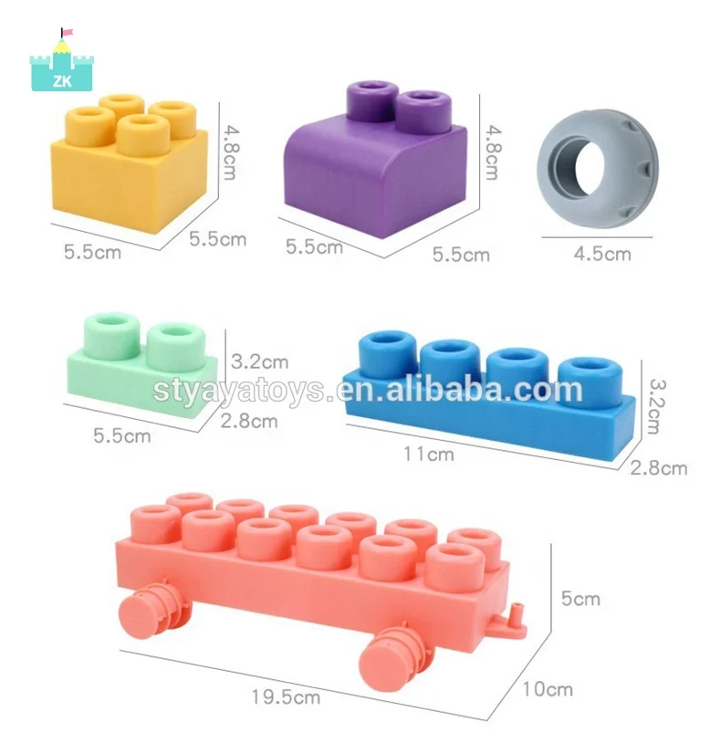 
Educational Baby Stacking ECO-Friendly Silicone Building Blocks Silicone Toy Blocks Silicon Baby Toy 