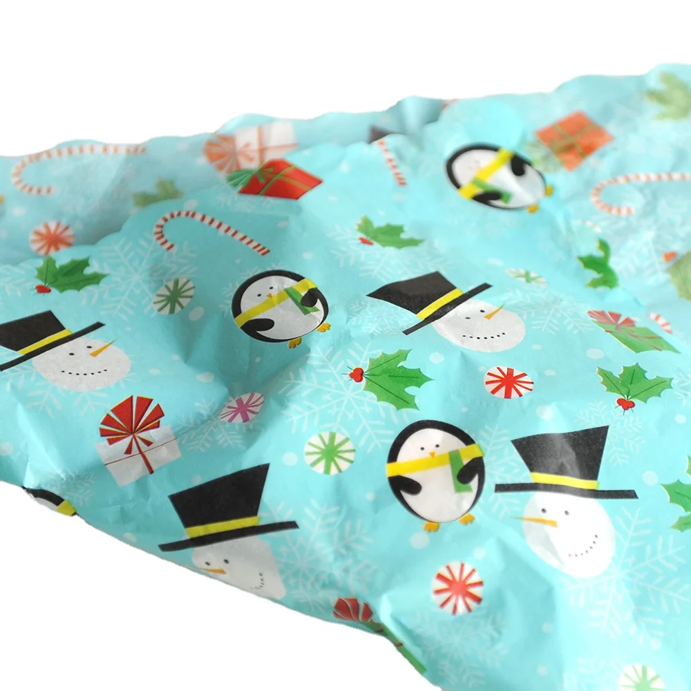 
Custom Printed Logo 17Gsm Tissue Gift Paper Wrapping Paper, Packaging Paper 