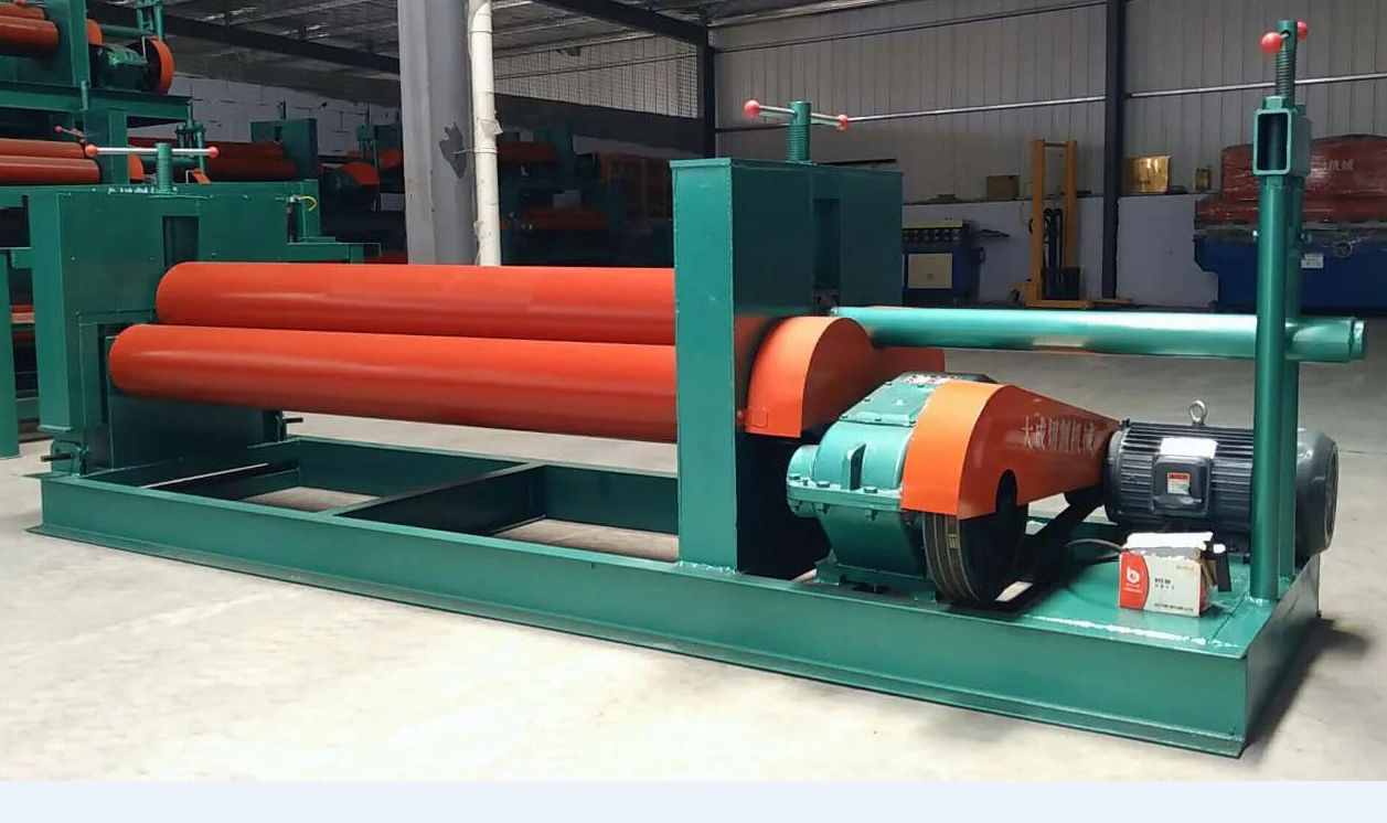 Hydraulic 3 Roller Sheet Metal Plate Roll Rolling Bending Machine For Plate Rolling Bending Machine