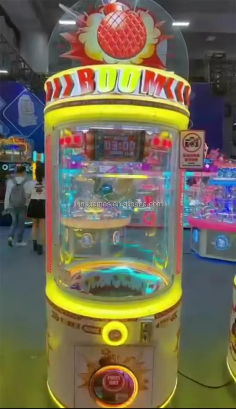 Children Playground Coin Arcade Game Machine Prize Vending Machine Gift Boom-game Bomb Prize Machine For Amusement Park