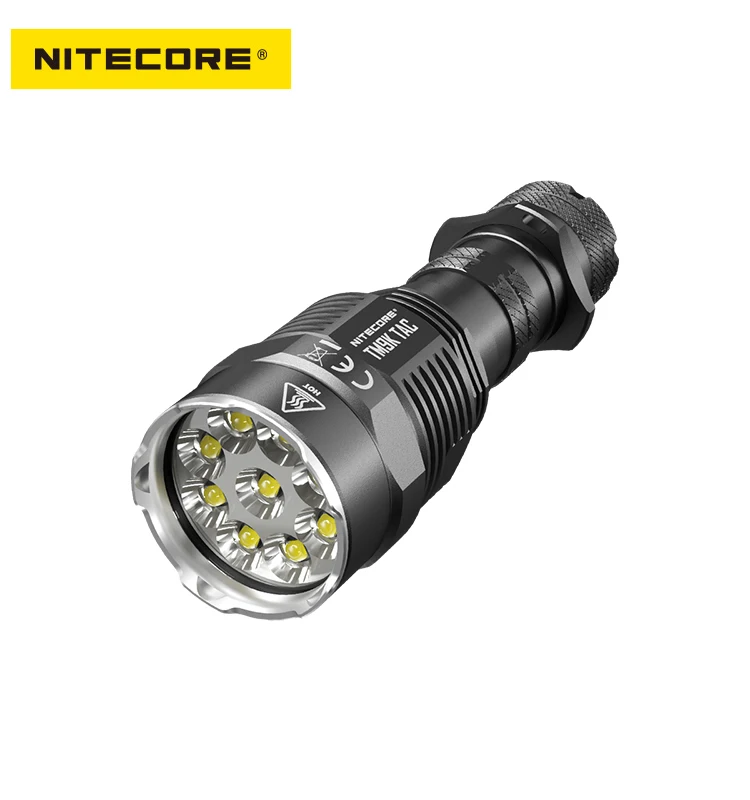 NITECORE Модернизированный турбо готов фонарик TM9K TAC 9800 люмен встроенный аккумулятор 21700 USB C вход для правоохранительных органов милитари