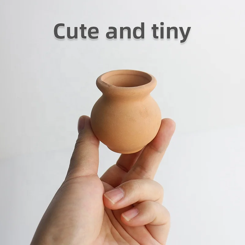 Terracotta Clay Pots Mini Succulent Cactus Nursery DIY Desktop Windowsill Ornament Wedding Decor New Home Office Flower Pot