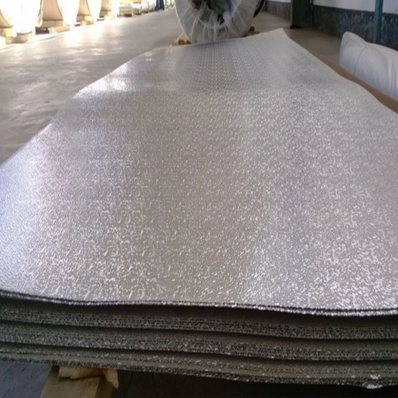 Алюминиевая катушка с тиснением Stucco с оранжевым покрытием