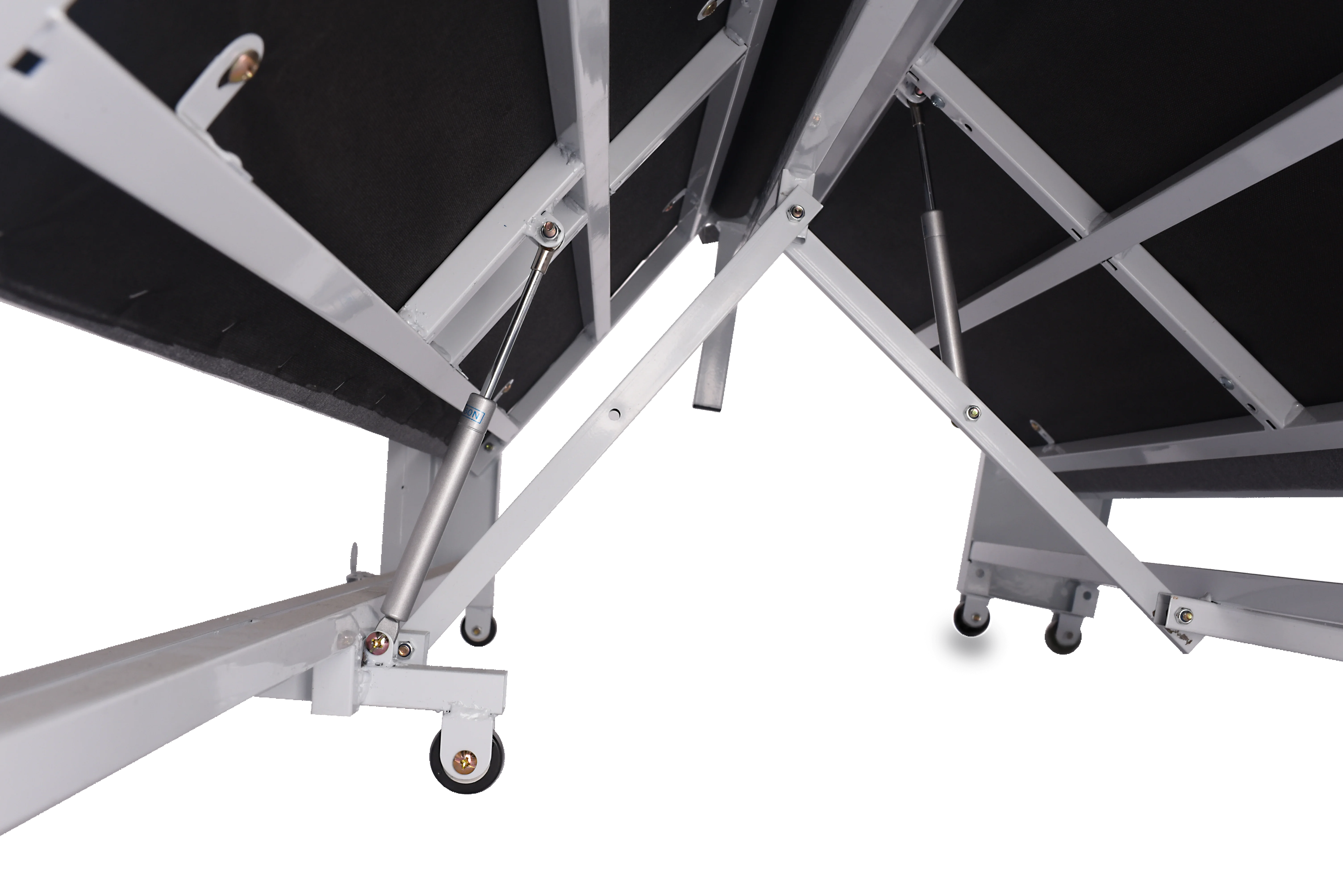 Source Factory High Quality Four- Fold Metal Wooden Cabinet Classroom Lunch Break Bed Sponge Bed for School Office Dormitory