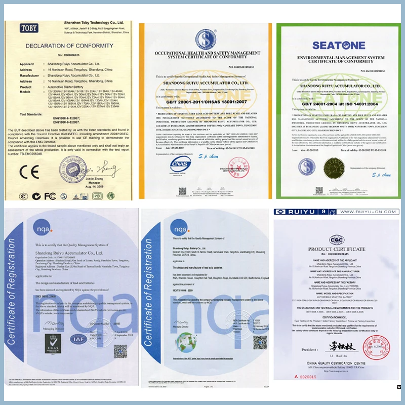 Korean technology automotive battery N220 12V 220Ah lead acid mf truck battery