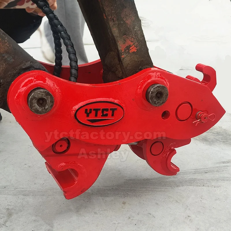 YTCT red color 45mm pin diameter excavator quick hitch