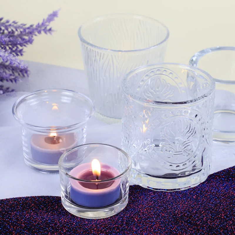 Wholesale Good Price Hotel Use Empty Modern Jar Candle Glass for