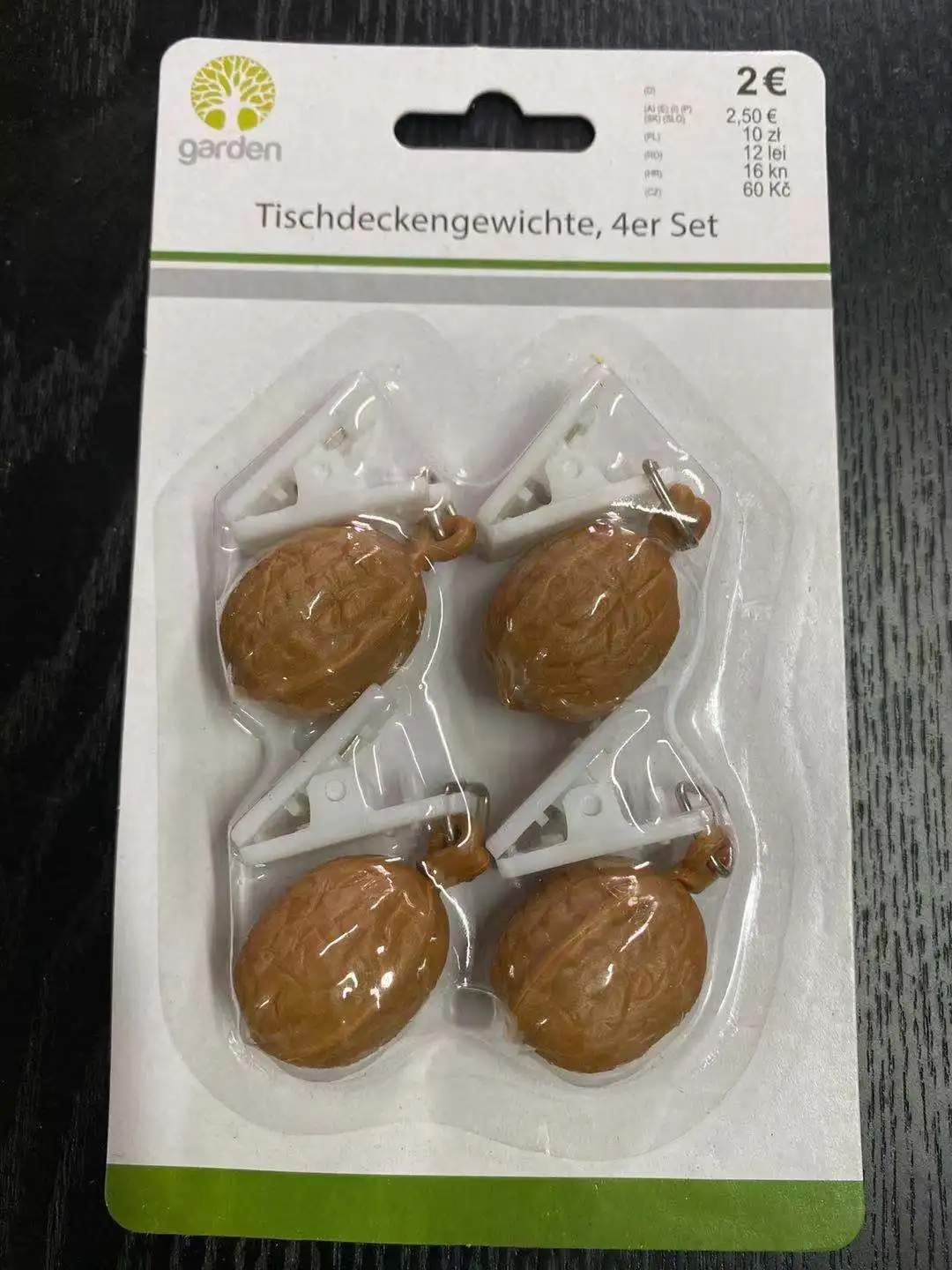 Metal Decorative Tablecloth Weight Clip With Fruit Design tafelkleed clip