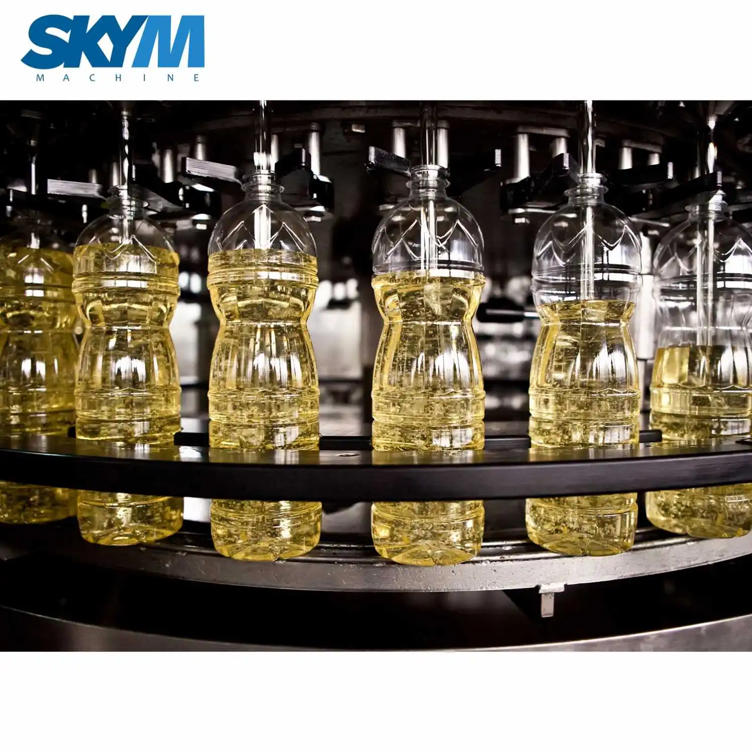Производитель SKYM, Высококачественная смазочная масляная моторная машина, машина для наполнения бутылок моторного масла, производственная линия