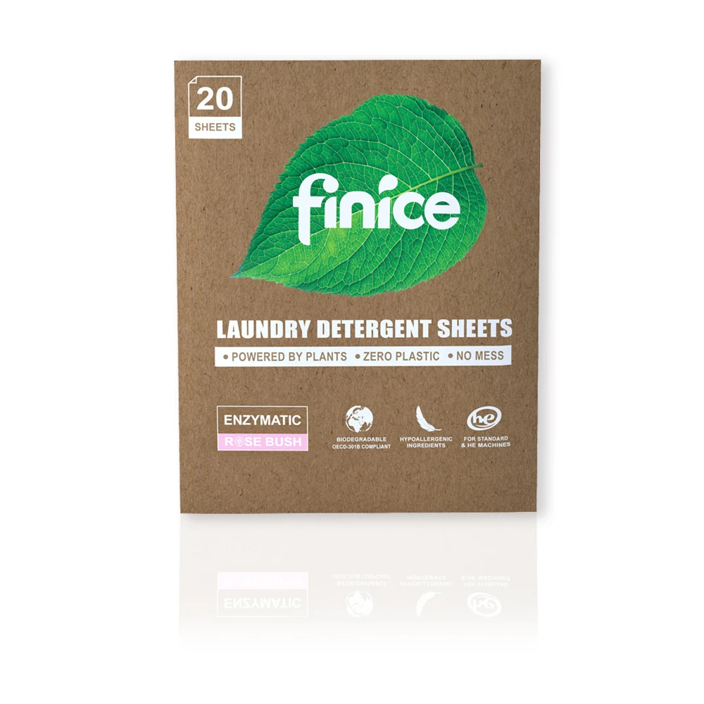 FNC769 Finice Eco Friendly Soap Washing Fragrance Laundry Detergent Sheet