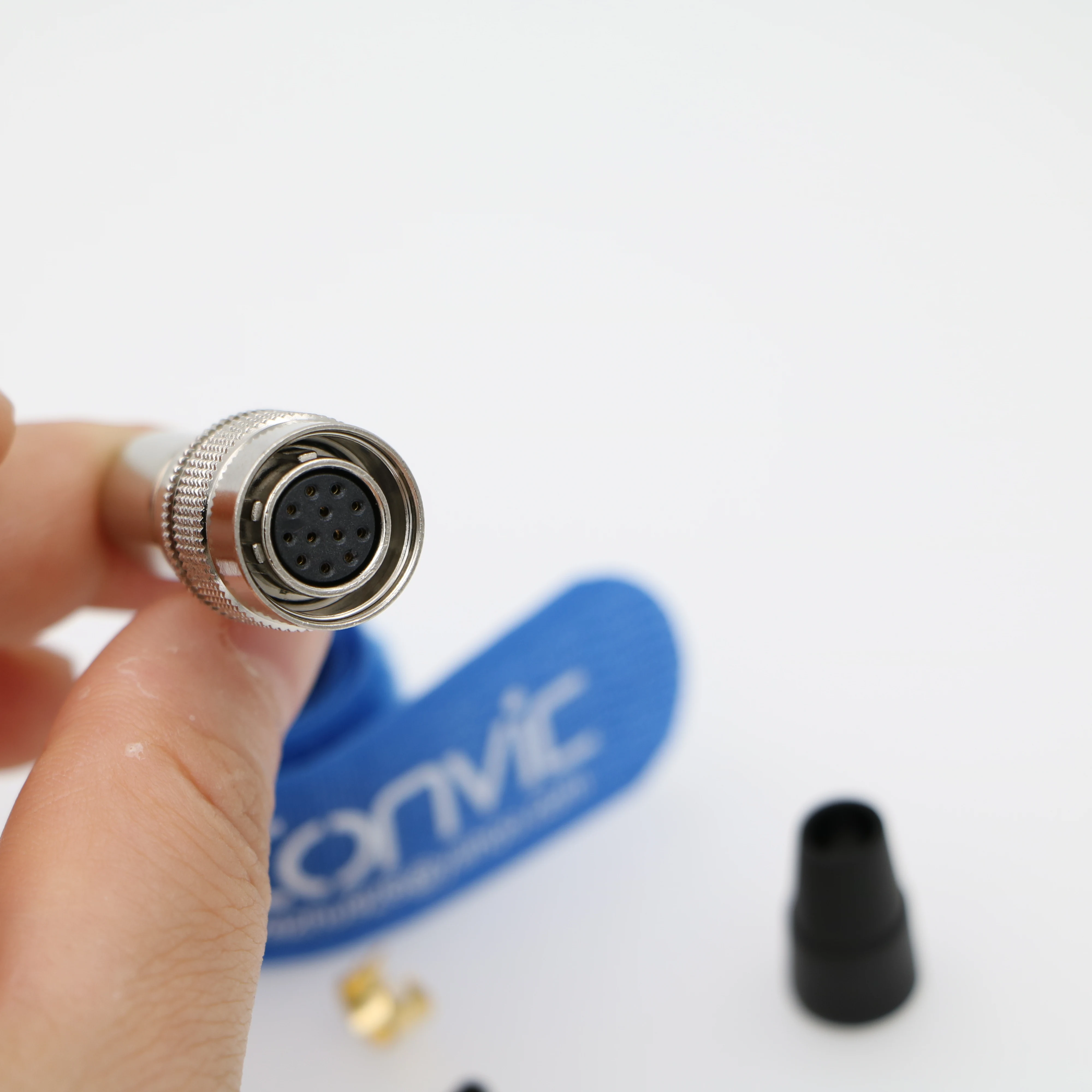 Best selling in China push pull hirose 12 pin male female plug camera connectors HR10A-10P-12S