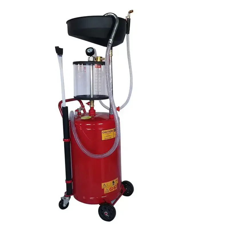 Dengshu 80L Engine Vehicle Old Mobile Oil Change Tool Waste Suction Drainers And Pump Oil Drainer Machine