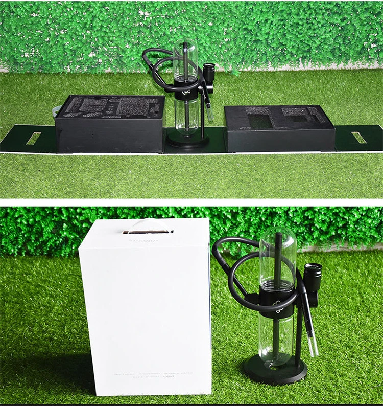 Electric Hookha Smoking Bulk Electrical Shisha Head Gravity Hookah 360 Richman E Hookah with Cage Electronic Hookah