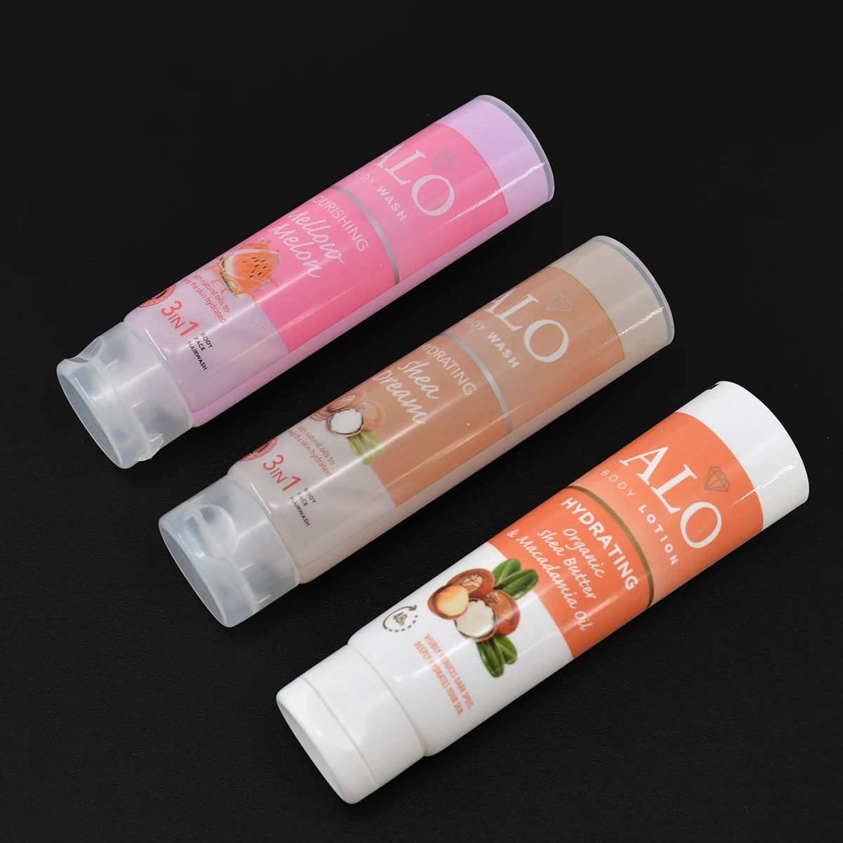 Customized Plastic Empty Tube PE Composite Tube Cosmetic Packaging Squeeze Tube Transparent 20ml40ml60ml80ml