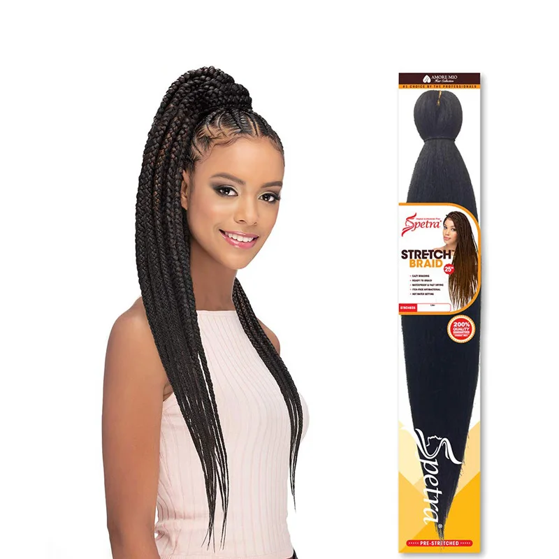
Large stock prestretched expression hair expression ultra braid hair hair attachment expression product 