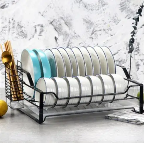 Retail and Wholesale Indoor Household Multifunction Kitchen Holders Dish R Type 2/3-Tier Dish Drying Rack Organizer Storage Rack