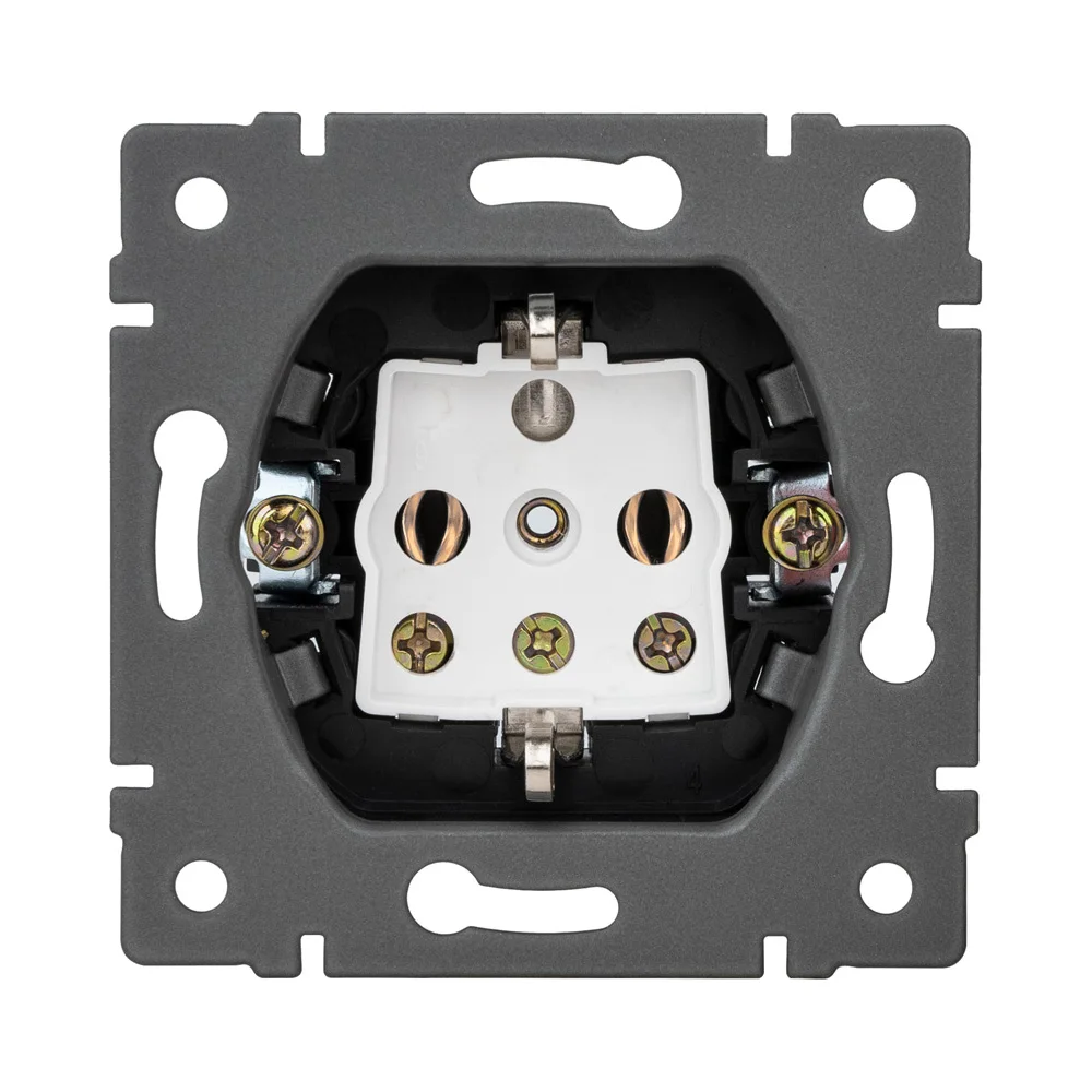 Mvava Wood Color Single European Standard Manufacturer Home 220v Wall Socket And Switch Electrical Power Wall Outlet Socket