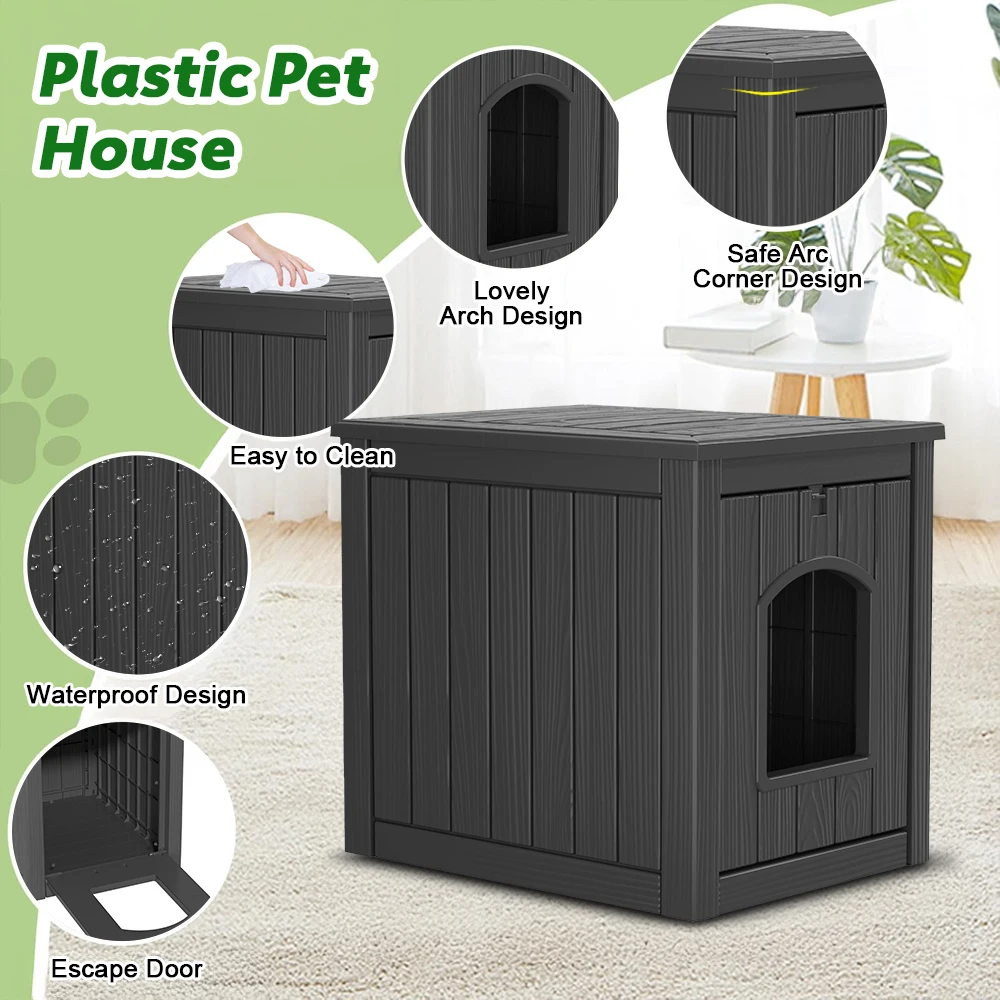 Garden pet container furniture mini detachable dog house for small dogs