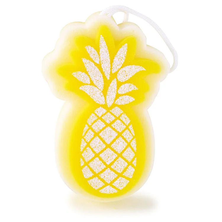 Cartoon Watermelon Shape Bath Sponge Personal Care PU Foam Bath Brush Exfoliating Loofah Bath Ball With Customize Logo For Kids