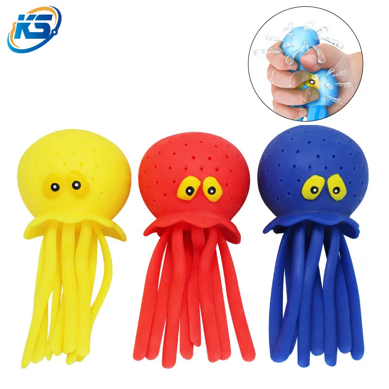 Hot Sale Octopus Water Ball Pool Toys Water Octopus Sea Animal Swimming Decompression Toy Summer Bath Toy for Kids