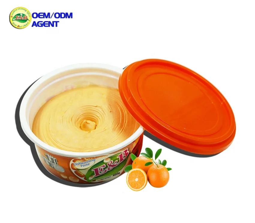 Lemon dishwashing paste with MSDS SGS dish washing cake cream solid soap kitchen detergent liquid