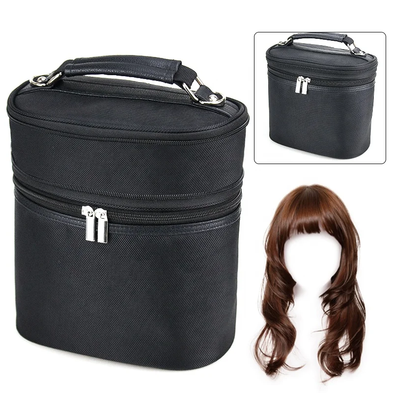 Custom Waterproof Hair Extension Storage Bag Carrying Case Wig  Bags