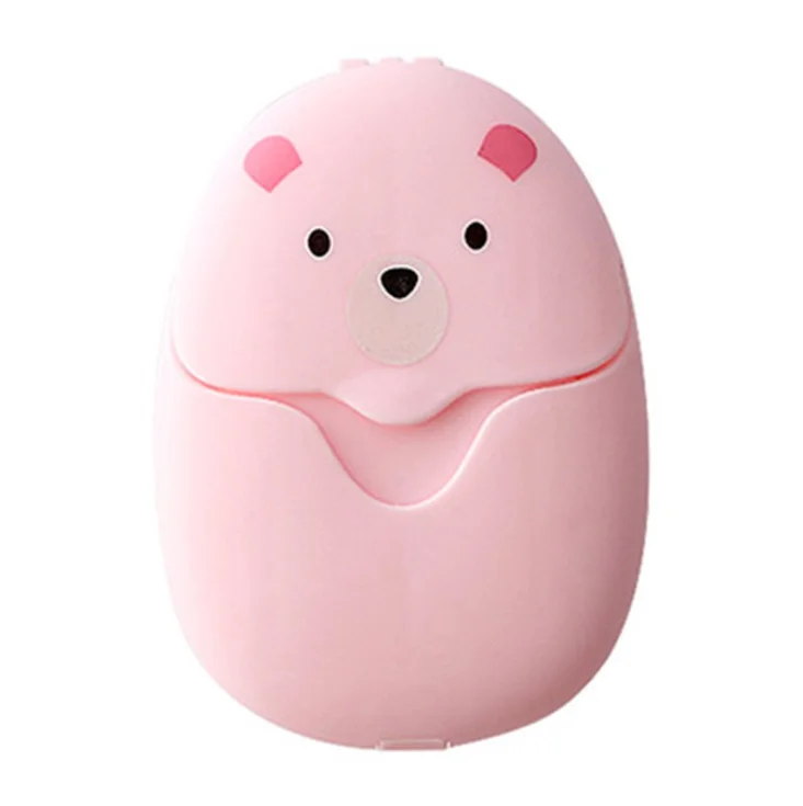 Soap Paper Sheets Portable Disposal Travel Scented Bath Slice Sheet Foaming Paper Soap Slide for Travel Outdoor