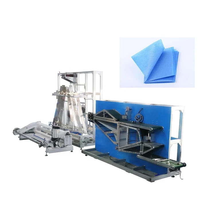 High Quality PP Non woven fabric disposable medical bed sheet folding machine