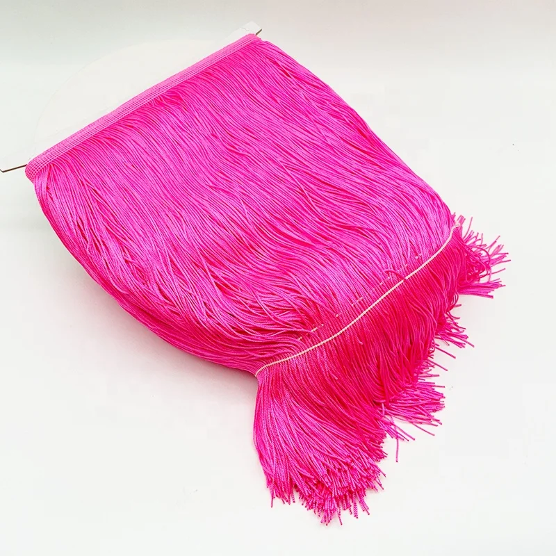 Wholesale 30cm Wide Lace tassel fringe trim Tassel Fringes Trimming fabric For DIY Latin Dress Stage Clothes Accessories