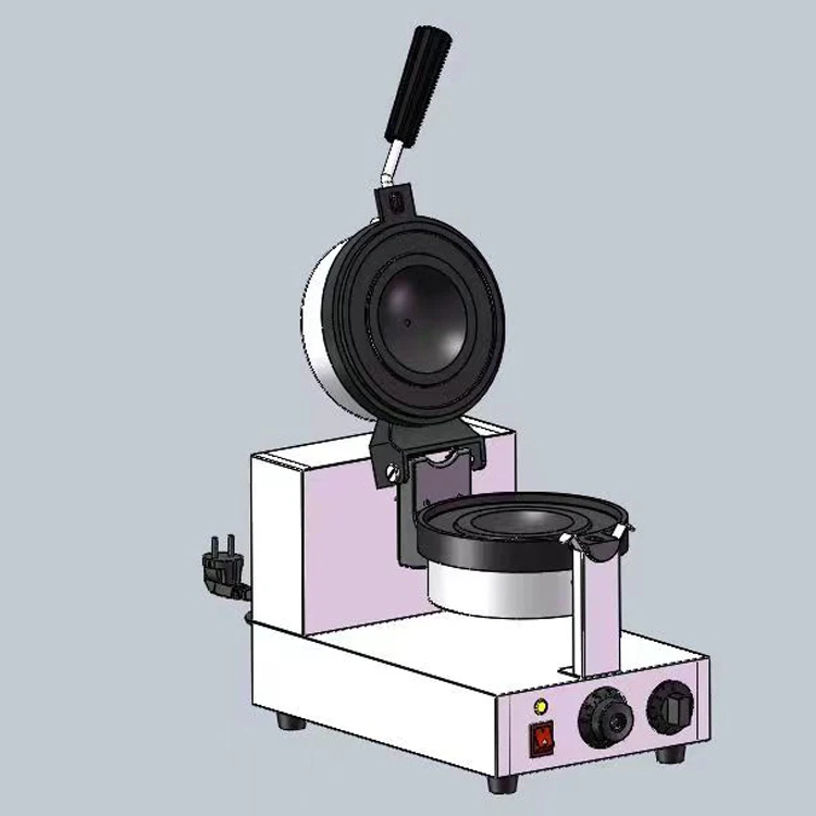 Electric Panini Gelato Sandwich Ufo Hamburger Gelato Panini Press Machine For Snack Shops / Cafes
