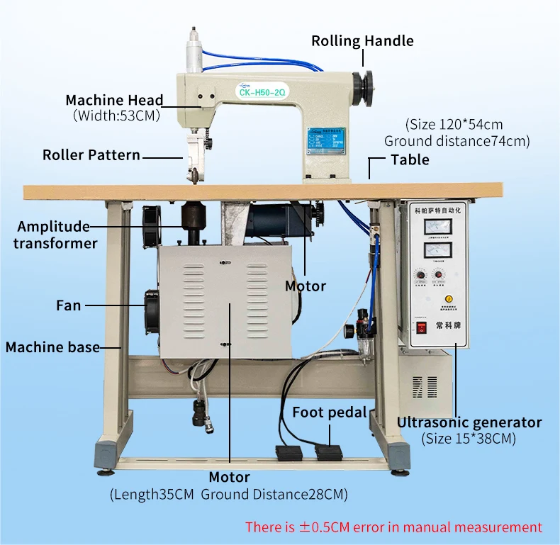Make Customization Lace Sealing Roller Size 50mm Production Underwear Lace ultrasonic sewing machine