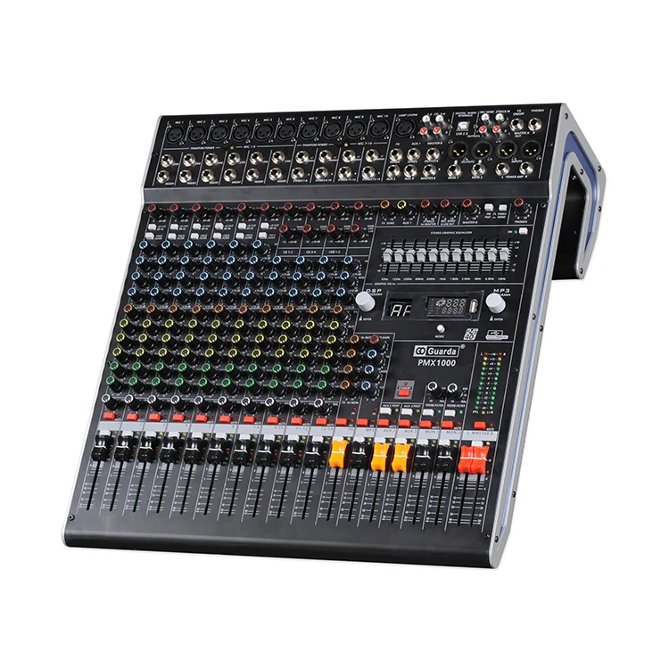 New Design 14 Channels Audio Mixer With DJ lamp