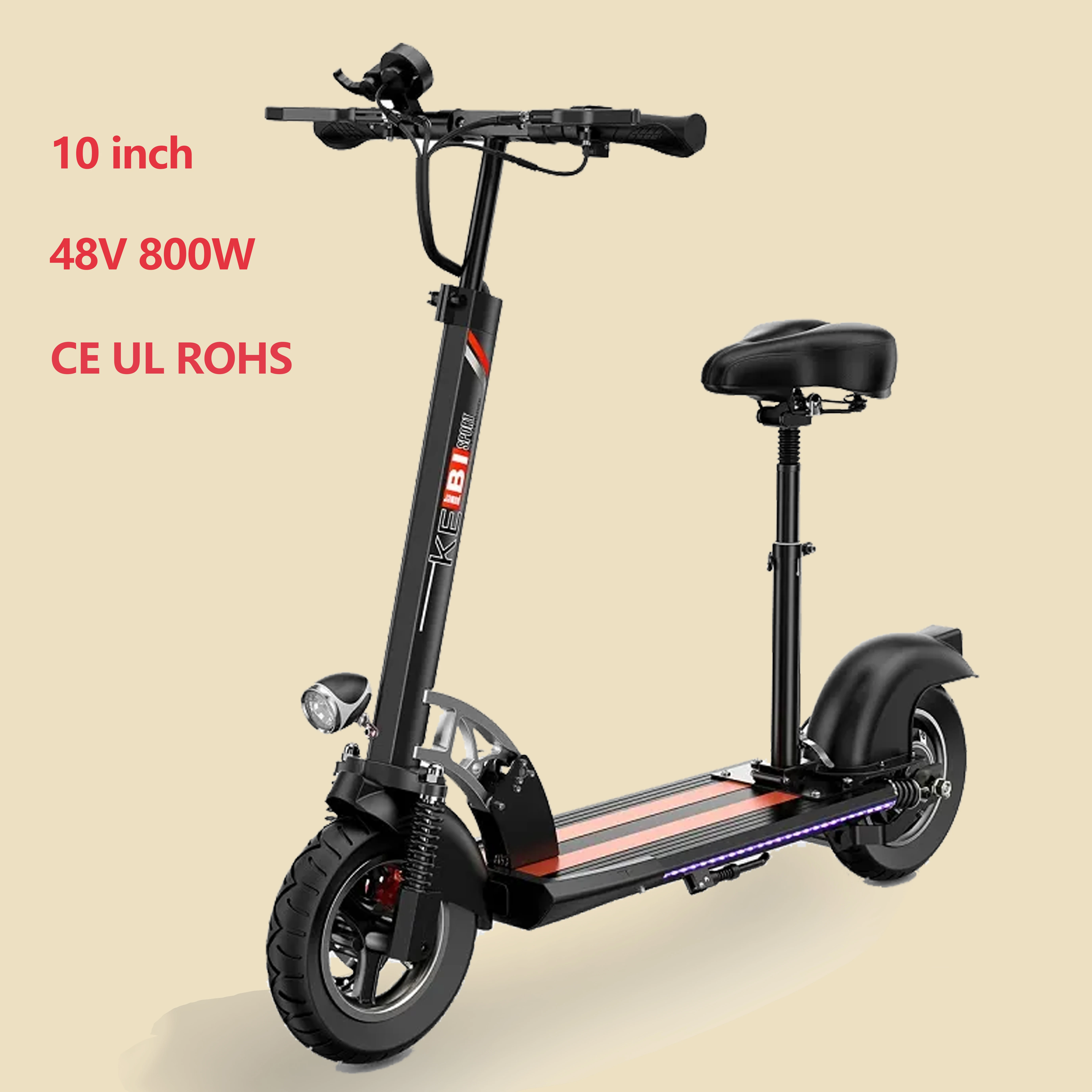 CE certified electric scooter HOT Sale 10 Inch 36V scooter electric adult 400W trotinette electrique kugoo HVD-3 with seat