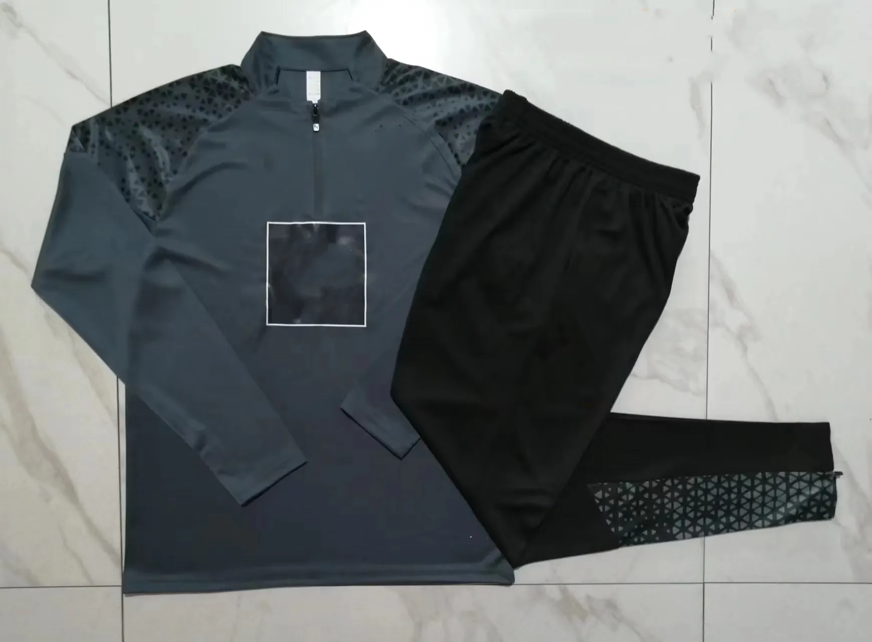 Free shipping dortmund milan madrid pairs soccer tracksuit 2023 2024 season good quality football sweater training suit