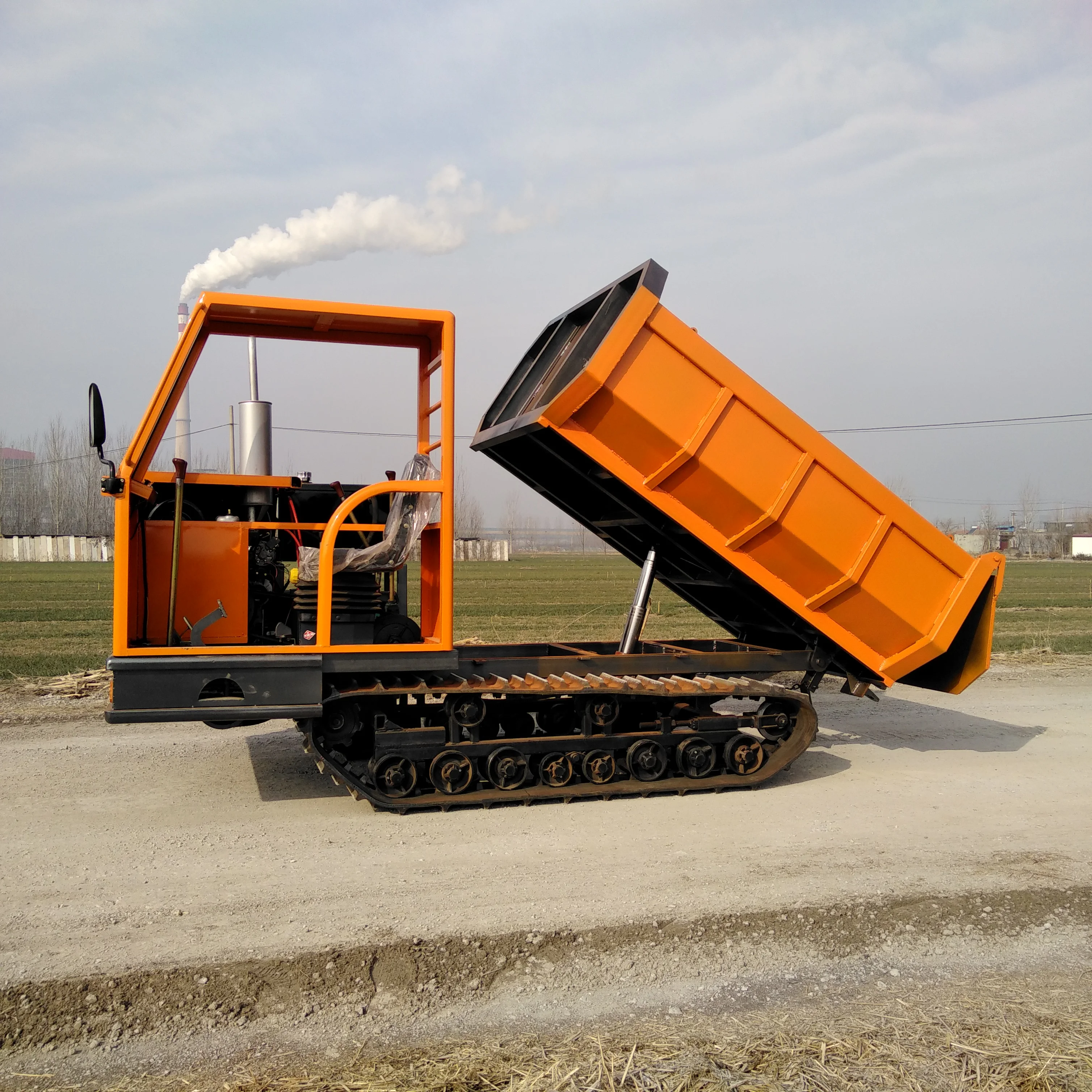 High Quality micro dumper Mini Dumper Truck 2000kg 2 Ton Crawler Dumper For Sale