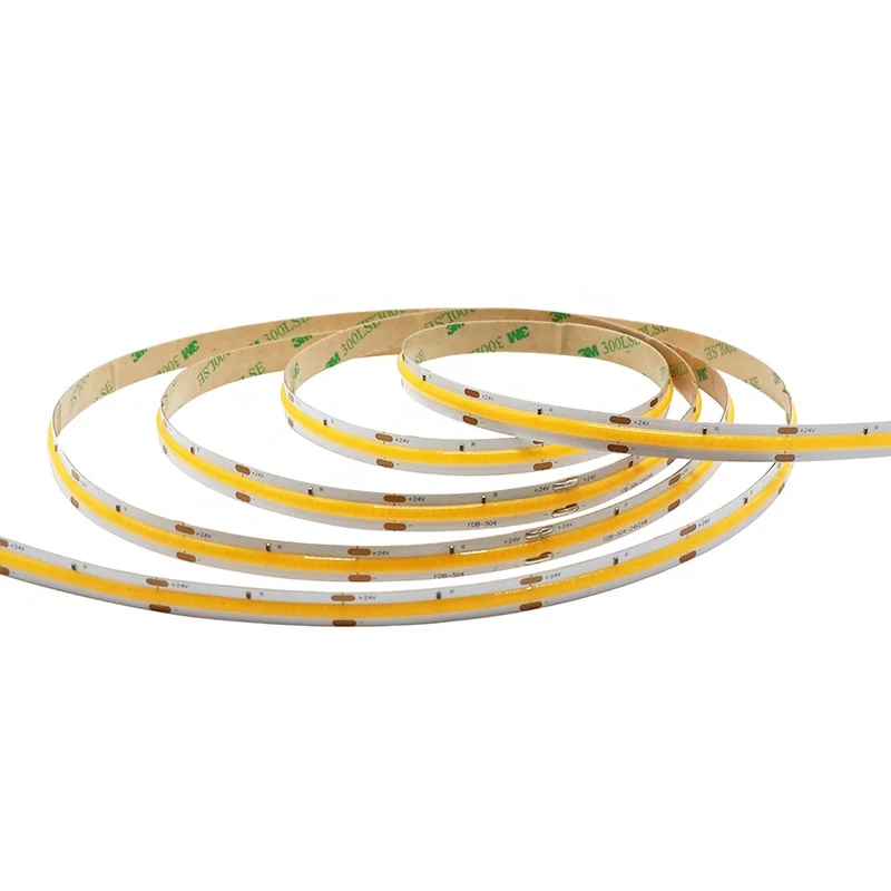 12v/24v Double Dual color cob led strip light CCT RGB wholesale project cob flexible led strip light